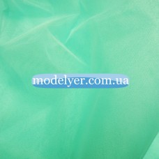 Ткань Фатин средней жесткости (бирюза зеленая)